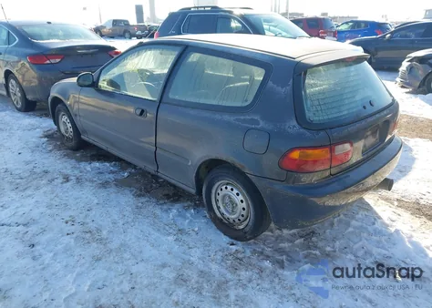 1993 Honda Civic Cx from USA, damaged, VIN 2HGEH2350PH538576